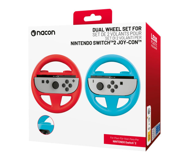 Nacon SWITCH2 Kierownice uchwyty do Joy-con czerwony/niebieski - 1337086 - zdjęcie